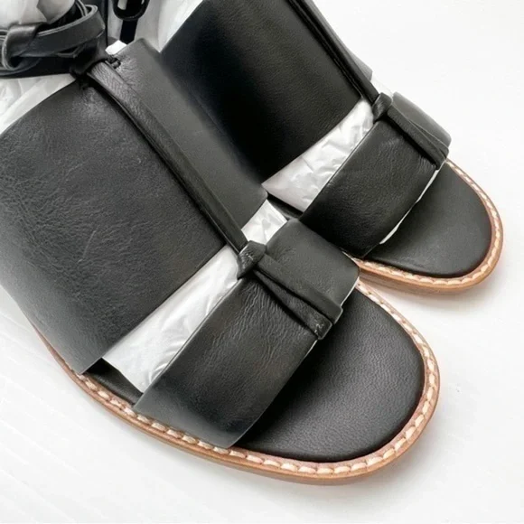 Vince womens black ankle wrap forester sandal size 7M - Picture 4 of 11